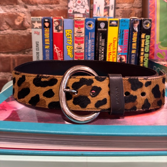 VINTAGE PRADA PONYHAIR WAIST BELT - Picture 2 of 6